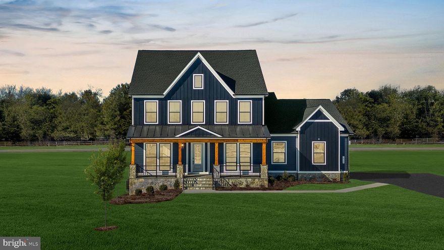 Seize the extraordinary opportunity to own this breathtaking home, nestled on a sprawling highly desirable 3.2-acre homesite! This brand-new incredible SINGLE-FAMILY HOME by Van Metre Homes at GLENMORE FARM is ready to move in DECEMBER 2024! Experience the height of luxury living with the TIMBERNECK III floorplan. Boasting 5,555 finished square feet on three levels, this exquisite residence offers 5 bedrooms, 4 full plus 1 half bathrooms, and a 3-car garage with electric car charging capability, setting a new standard for sophisticated living. As you enter this beautiful abode from the welcoming front porch, you are greeted by an expansive open floorplan under 10' ceilings featuring an inviting great room with roaring fireplace, a private study, and distinct areas for living and dining—an entertainer's dream. The grandeur continues into the Stacked Signature kitchen complete with upgraded cabinets, quartz countertops, tile backsplash, stainless-steel appliances, oversized island, and spacious walk-in pantry. The upper level is a sanctuary of its own, showcasing an impressive primary suite with a coffered ceiling, a large walk-in closet, and a lavish 5-piece bathroom, complete with double sinks, a frameless shower with a built-in seat, and a dramatic freestanding tub. Three additional secondary bedrooms, two full baths, and a convenient upstairs laundry room add to the allure. But that is not all! The basement level provides an oversized, multipurpose rec room, additional bedroom, and additional full bathroom providing additional space to complement your lifestyle. Being a new build, your home is constructed to the highest energy efficiency standards, comes with a post-settlement warranty, and has never been lived in before! Elevate your lifestyle in this meticulously crafted home that seamlessly blends elegance with functionality, providing an unparalleled living experience for those who seek the finest in every detail. Schedule an appointment today! ----- Discover Glenmore Farm, a Van Metre single family home neighborhood destined to become a premier community in the Loudoun Valley area. Offering a distinct small-town feel and access to excellent schools, Glenmore Farm is designed for everyone. Nestled in the bucolic countryside of western Loudoun County, the neighborhood boasts 3+ acre homesites with spacious homes, grand porches, and sweeping views of the Blue Ridge mountains. Just minutes from Waterford and downtown Purcellville, residents enjoy the tranquil ambiance and picturesque surroundings. Glenmore Farm ensures a seamless blend of modern amenities and country living, making it a truly desirable place to call home. -----Take advantage of $30,000 in closing cost assistance by choosing Intercoastal Mortgage and Walker Title!!----- Other homes sites and delivery dates may be available. ----- Pricing, incentives, and homesite availability are subject to change. Photos are used for illustrative purposes only. For details, please consult the Community Experience Team.