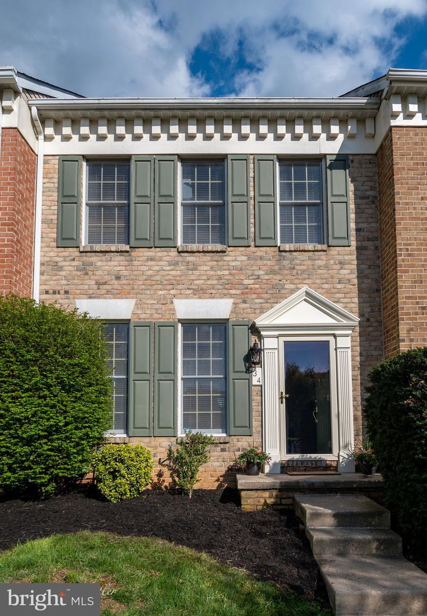 Wonderful HUNTERS RUN Townhome, Backs to NCR Trail & Boasts many UPDATES! 3 Beds, 3 Full Baths, 1 Main Level Half Bath, Freshly Painted Throughout, BRIGHT, Open Living & Dining Room,  UPDATED Eat-in Kitchen with GRANITE Counters, Stainless Appliances, Pantry and access to PRIVATE DECK, INCREDIBLE Primary Bedroom Suite with LOFT, SKYLIGHT & UPDATED Ensuite Bath, GORGEOUS, LARGE 2nd Floor Bedroom with view of Woods & Lovely Full Hall Bath, Lower Level has an Additional Bedroom with Attached Full Bath, Awesome Storage Room, Separate Laundry/Utility Room and Carpeted Family Room w/ Sliders to Walkout Patio. YOUR DREAM HOME AWAITS! Not to be Missed! Schedule a showing today! Open House  Saturday, April 17th 12-2 pm. Stop in for a Tour.