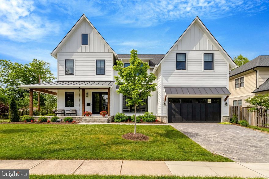 Welcome to 6325 36th St N, Arlington, VA. Built in 2022, this stunning single-family home boasts an impressive 6,020 square feet of living space, a well manicured lot, and a screened porch that perfectly combines luxury with comfort and outdoor living space. Step inside to discover 6 spacious bedrooms and 6.5 well-appointed bathrooms that ensures convenience and privacy for all residents and guests. The home's interiors are beautifully enhanced by rich hardwood floors that flow seamlessly throughout the property, leading you through its expansive rooms. With custom trim throughout, the heart of this home is undoubtedly its gourmet kitchen, fully equipped for the discerning chef with a luxurious double oven, custom cabinetry, and built in refrigerator for your culinary adventures. The inviting living area features a fireplace and is open to the kitchen to optimize entertaining. For added convenience, the home includes a finished basement, offering a wet bar, LVP flooring and ample storage. The dedicated bedroom level laundry area, is complete with a washer, dryer, and custom cabinetry including a utility sink. Upgrades include built-ins on main and second floor, Sonos speakers in the kitchen and screened porch, and custom window treatments throughout the house. This residence represents a unique opportunity to own a piece of Arlington's charm, blending sophistication with functionality and excellent schools. Whether you're hosting gatherings or enjoying quiet evenings at home, 6325 36th St N is designed to accommodate your every need. Experience the ultimate in luxury living—schedule your private showing today.