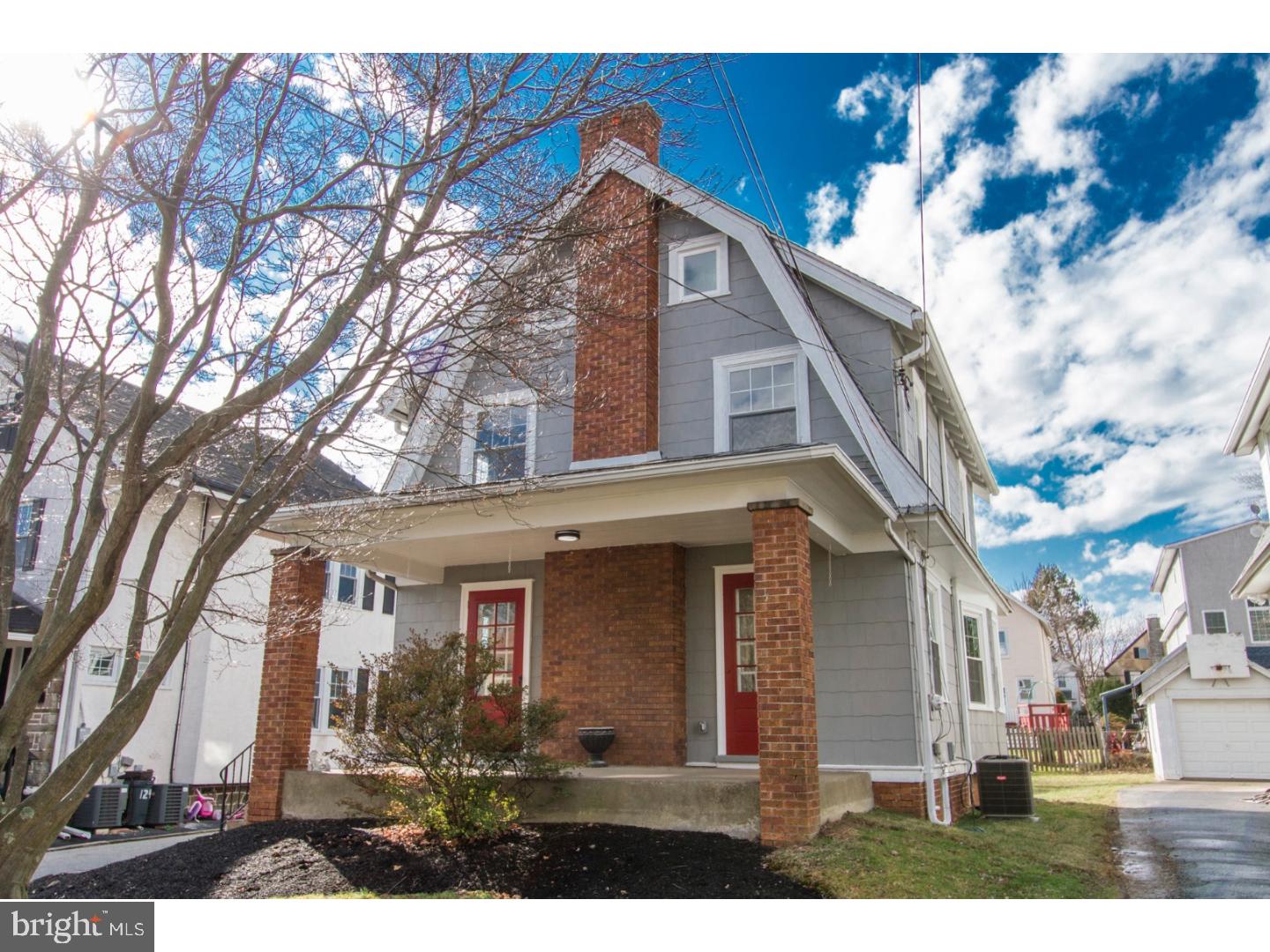Rare, BEAUTIFULLY-RENOVATED 3-story classic colonial in Havertown!  This comfortable home has classic Old World charm but modern conveniences.  The original oak floors have been refinished and feature elegant, inlaid detail.  Totally new kitchen with new self-close cabinets, granite countertops, pre-rinse faucet, ceramic tile floor, and brand new stainless steel sink and appliances - including an LG refrigerator, oven, microwave and Bosch dishwasher).  Two additional 3rd floor rooms could be utilized as bedrooms, office or playrooms.  New HVAC with central air on all 3 floors.  All new electrical.  The 2nd floor bathroom has been totally updated with new tile, tub, vanity, toilet and fixtures.  New lighting and fresh paint throughout.  New ceiling fans.  The finished basement has an a charming bar area and newly-updated ceilings and powder room.  Neutral decor throughout.  Brand new washer and dryer are also included!  Detached one car garage and driveway parking.  Great location close to shopping, schools and public transportation.  Move-in ready!