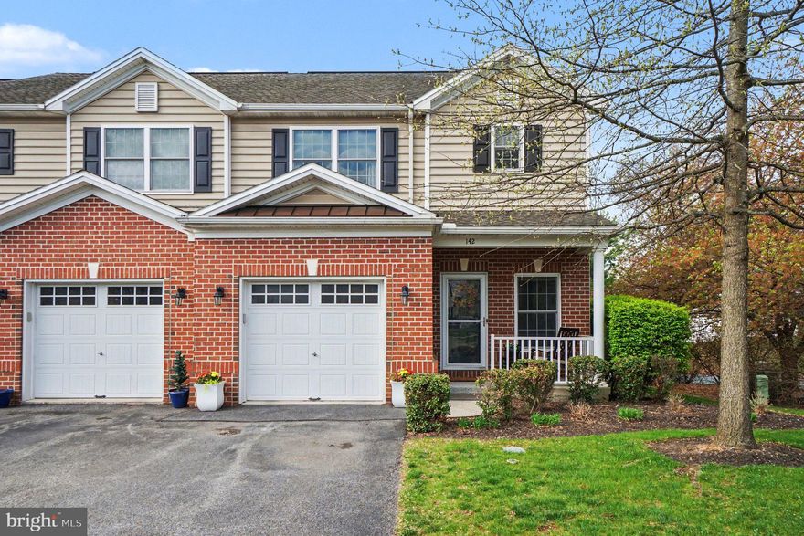 Beautifully maintained end-unit townhome offering 3 bedrooms,2 full and 2 half baths, and a thoughtfully designed layout filled with natural light. A charming covered front porch welcomes you into the foyer, opening to a bright and airy main level where cherry Maple hardwood floors and neutral paint create a warm, cohesive feel. The combination open concept living, dining, and kitchen area is ideal for everyday living and entertaining, featuring a large window that floods the dining space with light and a living room alcove perfectly suited for an entertainment setup. The kitchen is both stylish and functional, complete with dark cabinetry, granite countertops, a glass tile backsplash, and a breakfast bar with overhang, perfect for casual seating, while a sliding glass door leads to a private deck for easy indoor-outdoor living.
Upstairs, the spacious primary suite offers a walk-in closet and a private ensuite bath. Two additional bedrooms, a full hall bath, and a convenient laundry closet complete the upper level. The finished lower level provides exceptional versatility, currently set up as a guest bedroom with access to a half bath, and could easily function as a family room, rec space, or extended living area. With abundant natural light and a walkout to a covered patio, this level adds even more flexible living space. A one-car garage completes the home, offering both convenience and additional storage.
Ideally located in Camp Hill, this home provides easy access to major commuter routes including I-83, Route 581, and the Pennsylvania Turnpike, making travel to Harrisburg and surrounding areas seamless. Enjoy close proximity to a wide variety of shopping, dining, and entertainment options along the Carlisle Pike and in nearby downtown Camp Hill, as well as parks, walking trails, and everyday conveniences just minutes from your doorstep. Located within the highly regarded Camp Hill School District, the property offers access to well-established local schools, adding to the overall appeal of this convenient and connected location.