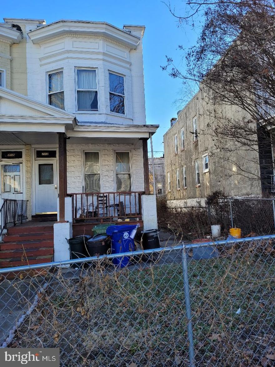 As Is Sale. Historical 3 bedroom 1 bath fenced front yard with covered porch.  This Victorian styled home needs a bit of love and restoration.  Home is a diamond in the rough and can be your home sweet home.  Schedule a showing and bring your creative ideas.  Lot size is estimated.