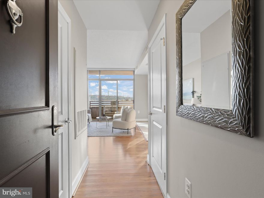 Why pay rent when you can own and start building your own Equity? This cheerful studio, w/ newer Water Heater, New toilet, professionally painted  with wood flooring (2022) is ready for a new owner. It features maple kitchen cabinets, granite countertops, and stainless steel 'GE' appliances. The price includes one garage space and extra secure storage, making this a fantastic opportunity to live at the heart of AMAZON HQ2 and the Virginia Tech Graduate Campus. This is a commuter's dream location, just minutes from National Airport. METRO bus stops are right in front of the building, with Metroway shuttle service directly to Crystal City METRO. Plus, it’s only half a mile to the new Potomac Yards Metro, which serves both the Blue and Yellow Lines.
The building offers top-notch amenities, including a 24/7 concierge, on-site management office, outdoor pool, fitness center, and a lovely party room with a large rooftop deck featuring sweeping views of DC. The fitness center and outdoor pool are located in the adjacent 'East building,' and this pet-friendly community also has an on-site dog walking area.
Conveniently, restaurants, shops, a spa, and HARRIS TEETER are located on the ground and sub-levels of the building. Just steps away from Target, Best Buy, and a wide variety of other stores and dining options. The nearby Mount Vernon Trail is perfect for biking, walking, and running, and there’s secure bike storage on-site along with a Capital Bikeshare dock next to the building.
Plus, DC, the Pentagon, Shirlington, and Old Town Alexandria are just minutes away. The building is fiber-optic wired for the fastest internet speeds.