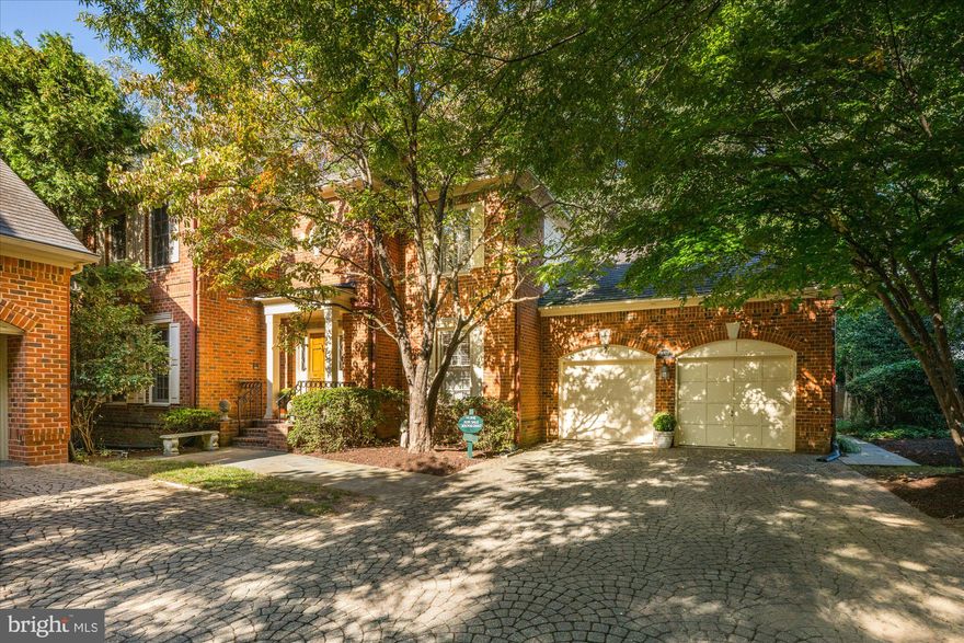 Ideally placed on one of the most private lots in Prescott,  just down the hill from the 18th hole at TPC Avenel, this attractive Pardoe constructed B-model offers a wonderful home that is both ready to live in and an absolutely perfect canvas to be made your own.  Having been lovingly owned by the same family for over 30 years, the time is right for you to enjoy this exceptional floor plan, the spectacular backyard adjacent to dedicated green space and the easy, low maintenance living offered with an Avenel cluster home.  Lock and leave for your seasonal vacation without any worries if you wish.  Or, just enjoy the low maintenance provided by Avenel -  fall leaf clean up and lawn maintenance front and back, snow removal, trash removal and access to the Avenel Swim/Tennis Club (and pickle ball courts!)  The centerpiece of the Main Level is the inviting, open Kitchen/Family Room with a Center Island with walk-in Pantry, Wet Bar & Breakfast Nook all open to the spacious Family Room with a stunning floor-to-ceiling stone fireplace.  Unlike other Prescott lots, this special setting offers loads of privacy from all the windows that wrap around the Kitchen/Family Room.  Easy access from the Family Room brings you out to the wrap-around deck framed by tall, towering trees and gorgeous natural beauty.  The two story ceiling with the Palladian window in the Formal Living Room brings the outdoors in again and  provides both dimension and drama.  The Living Room includes the double sided fireplace with a marble mantle and French doors leading to the rear deck and terrace.  Adjacent to the Living Room is a private study with hardwood floors and windows looking out on the rear patio. Upstairs, the generous Primary Suite is flooded with natural light from the bay window seating area and French doors which open onto the private Juliette Balcony. The suite includes  walk-in closets, the bay window sitting area plus a dressing area with double vanities.  The Primary Bathroom includes a soaking tub, stall shower and private commode/bidet room.  Two more generously sized Bedrooms each with en suite full baths and a convenient Upper Level Laundry Room complete the Upper Level. Downstairs includes an Exercise Room with an en suite Full Bathroom, a a hobby room and a half bathroom.  These empty-nester owners chose not to finish the Recreation Room (with a brick fireplace) as they had all the finished space they needed on the main two levels, but there's ample room to finish a large recreation room and a game room  or the Man Cave of your Dreams!  Don't miss this opportunity to live in one of the most coveted "villages" in AVENEL and on one of the most peaceful settings surrounded by nature.  All this and an ideal location within minutes of Potomac Village with local shopping, banking and restaurants.   Enjoy the Avenel Swim/Tennis Club and pickle ball courts in season or the 30 acre Montgomery County park with soccer fields, baseball fields and tot lots.   Just down the street is the popular Great Falls National Park with Billy Goat Trail, kayaking, hiking and terrific biking options.  There's easy commuting access to downtown DC, Northern Virginia or north on I-270 to the BioMed Corridor.   Reagan National and Dulles International Airports are about equidistant away, approximately half an hour, non-rush hour.   Easy living can be yours today!  Don't miss this opportunity!