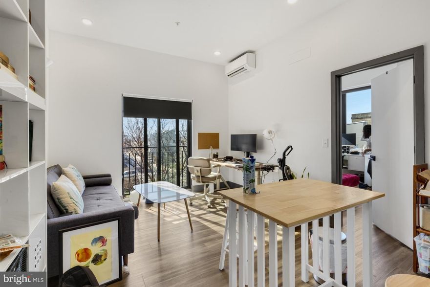 Available Early August:

Welcome to 1935 E Hazzard St #302 at The Transit Flats! This stunning 1-bedroom, 1-bathroom modern apartment is designed for efficiency and quality living. Highlights include mini-split A/C systems, high ceilings, in-unit laundry, electronic keyless entry, room-darkening shades, and modern finishes throughout. The living area features hardwood floors and recessed lighting, with an open floor plan and a lovely Juliette balcony for sunlight and fresh air. The kitchen boasts quartz countertops, a solid quartz backsplash, ample cabinetry, and high-efficiency stainless steel appliances including an induction stovetop, combo microwave/oven, refrigerator, and dishwasher. The sizable bedroom offers great closet space and abundant sunlight, while the bathroom features a lighted vanity, shower stall with glass door, and a stacked washer and dryer for added convenience. Located in a great building with amenities that include secure keyless entry, package area with refrigeration for food/grocery delivery, optional covered off street parking, when available for $150/month, and covered bike storage. Plus, the building is conveniently prewired for Comcast, Verizon and PhillyWisper. Schedule your showing today!

Lease Terms:

Generally, first month, last month, and one month security deposit due at, or prior to, lease signing. Other terms may be required by Landlord. $55 application fee per applicant. Pets are conditional on owner’s approval and may require an additional fee and monthly pet rent, if accepted. (Generally, $300/pet and $30/pet/month). Tenants responsible for: electricity, cable/internet, and a $45/month flat water fee. Off-street parking is available for an additional $175/month. Landlord Requirements: Applicants to make 3x the monthly rent in verifiable net income, credit history to be considered (i.e. no active collections), no evictions within the past 4 years, and must have a verifiable rental history with on-time rental payments. Exceptions to this criteria may exist under the law and will be considered.