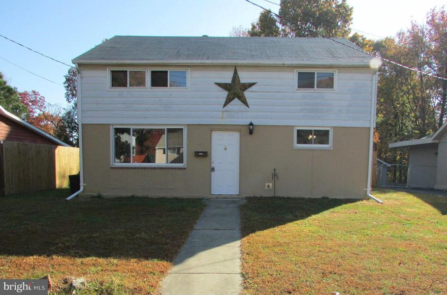 Great investment opportunity! One of the largest homes in the neighborhood with 1700 sq ft of living space. 5 large bedrooms & a potential 6th bdrm currently a den/office.  Main level bath just remodeled. Spacious living rm/dining rm combo. Upstairs freshly painted. Large yard with fenced rear backing to woods. 2 sheds convey. Roof approx. 10 years old. Estate Sale sold as-is with no repairs.