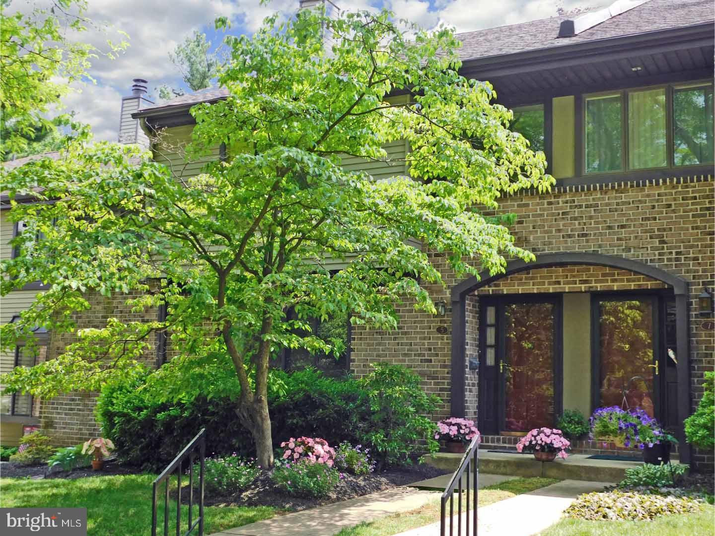 Spacious Newtown Townhome, perfectly located, that has it all and is in absolute move-in condition!  You will be impressed with this meticulously maintained home the moment you enter. From the foyer (with double closet) you  view the comfortable sunken living room, corner fireplace and a four panel window offering pleasant views. Next is the very good sized dining room to accommodate your friend and family gatherings. The kitchen is fully equipped with abundant solid wood cabinetry and a center island with storage and seating and open to the family room (that can also serve as an extended kitchen) both kitchen and family room have hardwood flooring. A Pella slider introduces you to a circular patio and pleasant backyard. The powder room completes this level.  The turned staircase leads to a generous sized landing.  Double Door entry to the master bedroom with mirrored walk-in closet and dressing area. There are two additional good sized bedrooms. The hall bath showcases a steeping tub, full wall mirror and vanity area.  The washer and dryer are closeted just off the hall bath.  In addition, there is a full attic, an unfinished basement and detached garage. All this and in the highly regarded Council Rock School System.  Enjoy the amenities of pool, clubhouse, tennis, snow and trash removal and maintenance of the beautifully landscaped common grounds. This home is tucked away on a cul-de-sac street, yet convenient to everything! Take the walking path into town and enjoy historic Newtown Borough with its boutiques, ice cream and coffee shops, eateries and fine dining; just minutes to I-95 and other major commuting arteries and a short ride to Septa, NJ Transit and Amtrak train stations and convenient to all beautiful Bucks County has to offer!