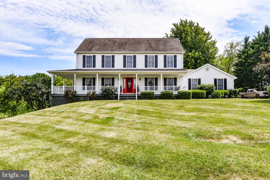 Incredible 4BR, 4BA home with Charming Wrap-Around Porch situated on a HUGE 3 acre private country setting in desirable Loudoun County area*Just minutes away from Historic Downtown Leesburg, easy access to the Dulles toll road & a short walk to the neighborhood vineyard (Willowcroft)*Several mature fruit trees on the property include: peach, apple, pear, fig, along with grape vines from a local vineyard*Greeted by beautiful ornate door, welcoming foyer with neutral paint & gleaming hardwood floors throughout main level*Cozy formal Living Room with Fireplace & Formal Dining Room open to bright & light Kitchen with stainless steel appliances & kitchen eatery*Family Room off kitchen with doors leading to expansive deck with serene treed views as far as the eye can see*Upper Level with 4 Large bedrooms & updated bathrooms*Full bar in the basement*The lawn will be professionally cut, at no expense to the tenant*Fruit & Tree Maintenance also included in rent! Fireplace is for decorational purposes only*Located on on a private lot, beautiful road, close to downtown Leesburg & Dulles Toll Road, yet feels a lifetime away! Home also has whole house water filtration & purification system + back-up generator!

*LAWNCARE INCLUDED IN RENT*AVAILABLE 715.23*