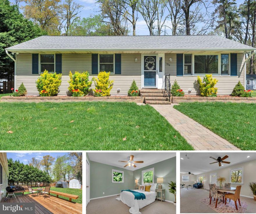 Welcome to 320 McKay, where comfort, functionality, and thoughtful updates come together in a desirable Eastern Shore setting. This well-maintained home offers a bright and inviting layout with spacious living areas designed for both everyday living and entertaining. The main living space flows seamlessly into the kitchen and dining area, creating an open and connected feel. The kitchen features ample cabinetry and workspace, making it both practical and welcoming for gathering with family and friends. Generously sized bedrooms provide flexibility for guests, a home office, or additional living space to suit your needs.
Step outside to enjoy a private outdoor setting, perfect for relaxing, entertaining, or simply unwinding at the end of the day. Conveniently located near local shopping, dining, and major commuter routes, this home offers easy access to both the Eastern Shore and Western Shore while maintaining the charm of a quieter community. Whether you’re a first-time buyer, downsizing, or looking for a smart investment, 320 McKay presents a wonderful opportunity to own a home that is move-in ready and full of potential.