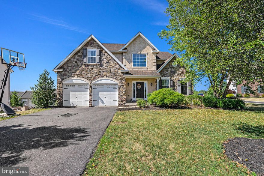 Welcome home to this 4  bedroom, 2.5  bathroom home ideally located in the charming Biltmore Estates of Skippack community. With its captivating stone front and expansive layout, this residence offers  just the right space in a great community with walking trails and easily accessible.  
Enter the grand foyer  with high ceilings and gleaming hardwood floors.   The spacious open layout features  a stunning family room with cathedral ceilings centered on a  gas fireplace
The gourmet kitchen has a large island, ideal for entertaining, and 
 is adjacent to  breakfast room boasting a wall of windows, bathing the space in natural light.  
Upstairs offers a great  primary suite featuring a  sunken tub, stall shower, and a large walk-in closet .  The three additional bedrooms are large with great closets.  
The full basement  and two car garage offers ample storage or potential for additional living space
The rear yard and raised  deck are perfect for outdoor gatherings and enjoying the peaceful surrounding

Walkable to Skippack main street, renowned for its boutique shops, cafes, and restaurants
Close proximity to Evansburg Park for outdoor recreation and trails.  
Convenient access to King of Prussia Mall, Route 476, and Providence Town Center for shopping and entertainment
 You'll Love Living Here,.  This home not only offers unparalleled luxury and comfort but also the convenience of a prime location near amenities and recreational opportunities. Whether you're relaxing in the spacious family room, cooking in the gourmet kitchen, or exploring the vibrant Skippack community, every aspect of this home is designed to enhance your lifestyle.

Don't miss out on this rare opportunity to own a dream home in Skippack. Schedule your private showing today!