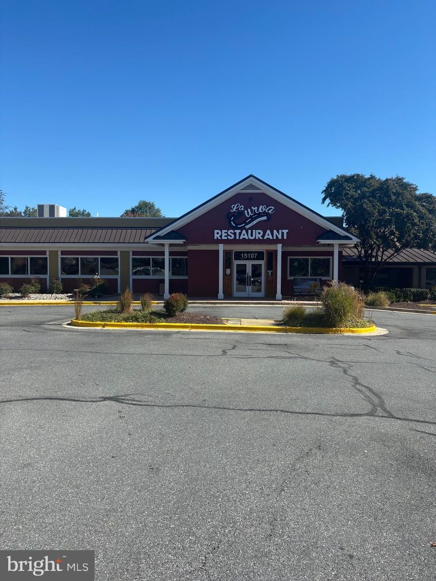 Turnkey Income-Producing Restaurant for Sale – Prime Location Next to DoubleTree by Hilton, Laurel, MD. This is an exceptional opportunity to own a profitable, fully operational restaurant in a high-traffic location adjacent to the DoubleTree by Hilton in Laurel, Maryland.

La Curva Restaurant Bar & Grill is a well-established, owner-operated business with a loyal customer base, strong local reputation, and steady foot traffic driven by both hotel guests and the surrounding community. This is a turnkey investment—all furnishings, fixtures, and equipment are included, allowing for immediate operation with minimal downtime.

Business Highlights:
Prime Location: Next to DoubleTree by Hilton – ideal for attracting hotel guests and local patrons
Established Brand: Known and loved by the community.
Fully Equipped: All kitchen equipment, bar fixtures, and furnishings included in sale. 
Income-Producing: Consistent revenue with strong growth potential. Ready to Operate: No renovation or setup needed – hit the ground running. 

Whether you're an experienced restaurateur or a new entrepreneur seeking a proven concept in a thriving area, this is a rare, high-value opportunity you don’t want to miss. Contact today to schedule a private showing or request more information.