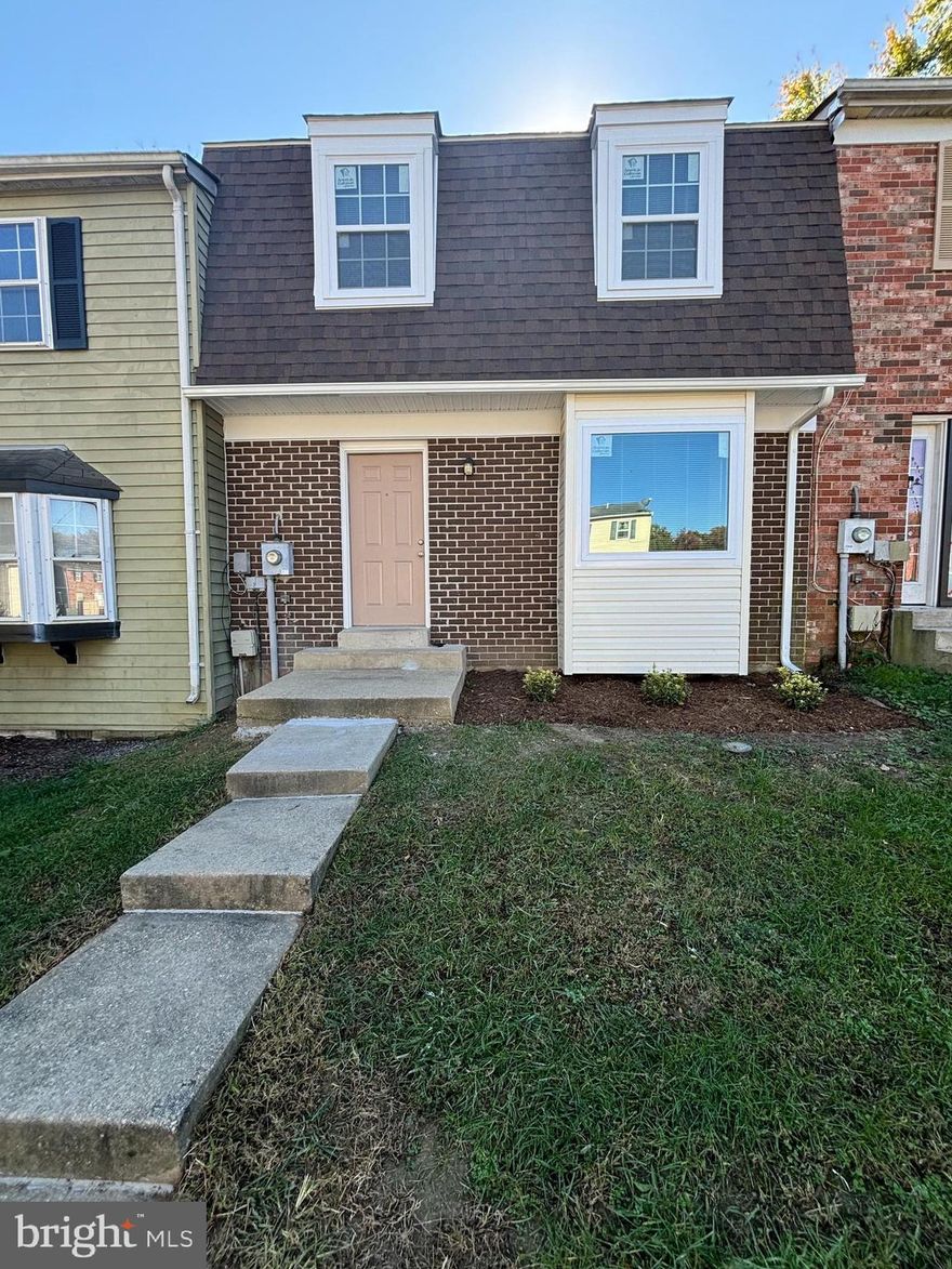 Step into this beautifully updated 2-level townhouse!! Featuring 3 spacious bedrooms and 1.5 contemporary baths. Recent upgrades include a brand-new roof, siding, windows, doors, and hardware, ensuring both style and energy efficiency. Inside, enjoy the comfort of new stainless-steel appliances in the kitchen, paired with luxury vinyl plank flooring throughout. Freshly painted and boasting new flooring, toilets, and vanities, this home is move-in ready and perfect for modern living. Conveniently located close to shopping, schools, and entertainment, with an easy commute to Washington, DC. Don’t miss out on this exceptional opportunity!!