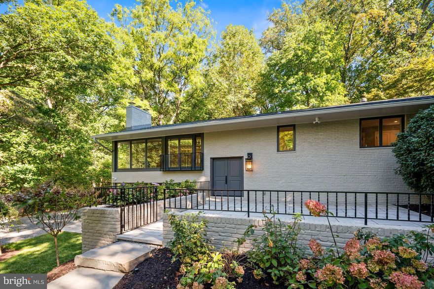 NEW PRICE - INCREDIBLE VALUE - TURN-KEY BRAND NEW RENOVATION - Unique 0.86-acre property on private cul-de-sac lot feels like several acres - surrounded by scenic wooded parkland! Five Bedroom + Den, 3.5 Bathrooms - ready to move in and enjoy luxury living.  NEW ROOF. NEW HVAC. NEW WATER HEATER. NEW GAS FIREPLACES (2). NEW GOURMET KITCHEN W/ FULGOR MILANO 6-BURNER GAS RANGE, DISHWASHER, AND MIELE REFRIGERATOR. NEW SAMSUNG WASHERS & DRYERS (2). NEW BATHROOMS. NEW FLOORS. NEW WINDOWS. NEW DOORS. NEW PAINT IN & OUT.  CAT6 ETHERNET WIRING. LAWN SPRINKLER SYSTEM. MORE!  This sought after north Arlington location is super convenient to Chain Bridge, Potomac River, Washington Golf & Country Club, Spout Run and GW Parkways, Key Bridge, Georgetown, and all of Northern Virginia and Washington DC.  The private driveway offers off-street parking for many cars. Ask listing agents about drafted plans available for 2-Car garage addition. MUST SEE!