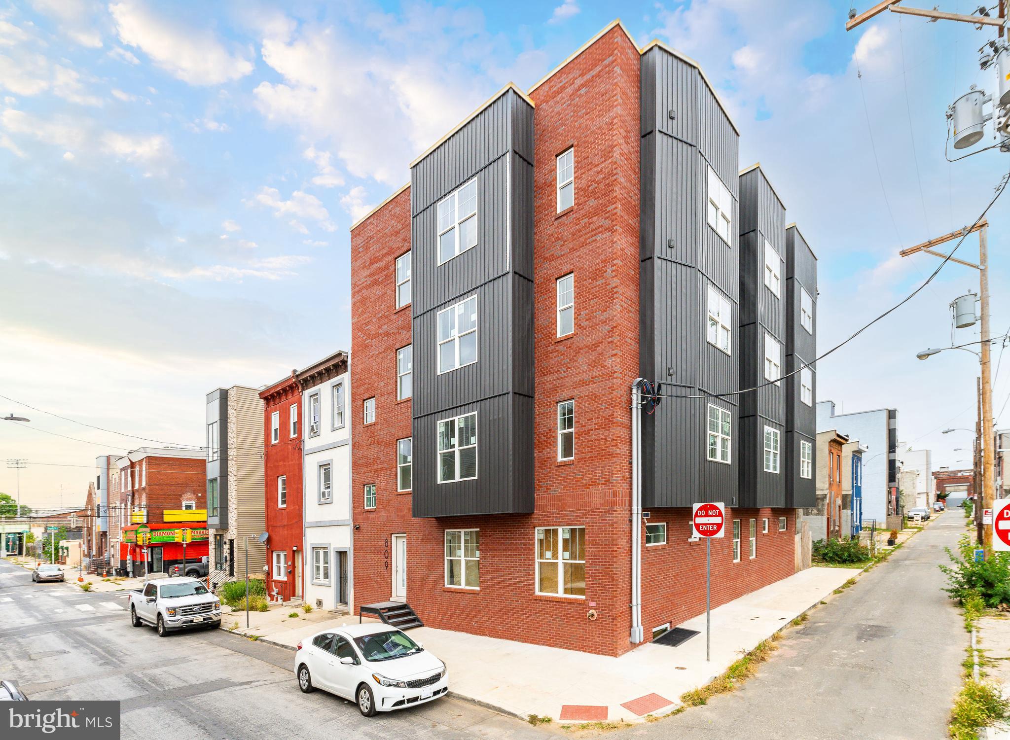 Introducing: 809 Diamond Street, a brand new construction multifamily asset for sale in Philadelphia, PA. The Offering consists of an ±11,360 SF, 4-storey redbrick building with eleven (11) apartments, beautifully designed to today’s modern rental standards. Unit mixture: Six (6) 1bd, four (4) 2bd, one (1) 3bd apartment. Prominent corner site located between two thriving districts: Temple University and Kensington. Swelling residential demand exists in this desirable location, ensuring rentability for years to come. Capture Qualified Opportunity Zone (QOZ) benefits with this prime Philly real estate acquisition by acquiring pre-CO for a limited time before occupancy begins. 10 year tax abatement. Enquire within for pro forma financials.