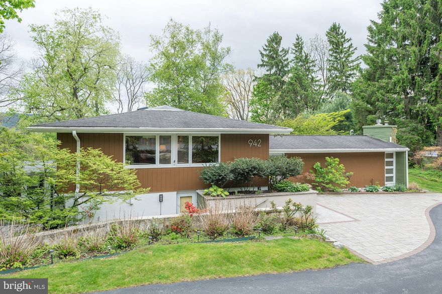 There is ONLY ONE Robin Road  and everyone wants to live here. Don’t miss the boat to be the new LUCKY owner of this delightful one of a kind HAJJAR designed 6 bedroom 3 full bath home with a park-like setting in a convenient but private end of the cul-de-sac prime State College Boro location. Meticulously maintained with many smart improvements including solar panels. If you work remote, you can easily power through any unexpected weather related brown outs with the Tesla power wall that keeps the lights and some appliances on. Built in 1954, these sellers are only the 4th owners to enjoy living the good life here. With multiple patio options, this house lends itself to entertaining inside and out. Imagine the SUMMER OF FUN you’’ll have with a STAY-CATION in your own backyard complete with the relaxing 18X36 solar heated saltwater pool and your own private basketball-possibly future pickleball-court. Don’t miss the laundry chute in the upstairs hallway closet next to bathroom. An AMAZING view of Tussey Ridge  can be YOURS! Gardeners will love the abundant year round supply of flowers and mature landscaping on this .69 acre lot and bird watchers will be in Heaven. See upgrades info in the documents section. Don’t just buy a house. Invest in a special place you will never want to leave. Room dimensions and sq footage approximate. Buyer to verify.