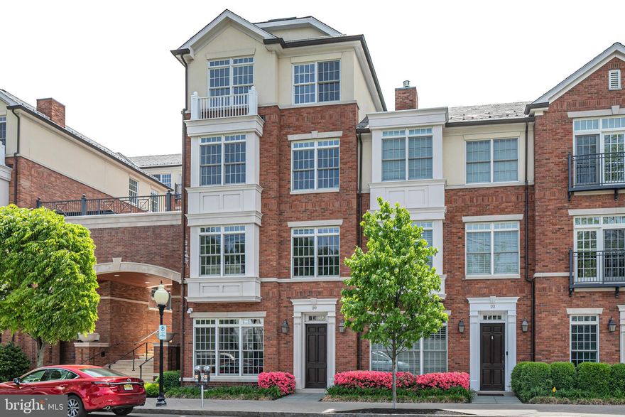 Stunning, one-of-a-kind townhome in downtown Princeton's prestigious Residences at Palmer Square. The first floor features living and dining spaces, plus a chef's kitchen with built-in Viking appliances and designer-selected granite and natural stone. The second level is devoted to the primary suite. Also on this floor is a den and laundry room. The third level offers two en-suite bedrooms and a loft. A top-floor open space allows for unlimited creativity complete with a full bath. The elevator services all levels, plus the full unfinished basement. There is a powder room on the main level for convenience. Images represent several models available at The Residences At Palmer Square.