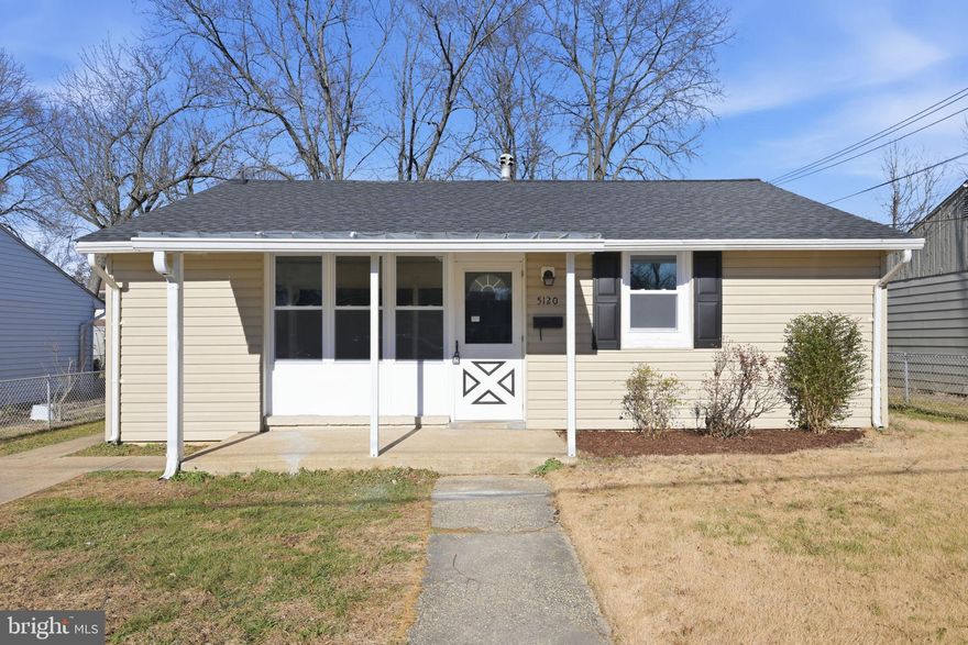 Charming single-family home in the heart of College Park, offering 1,004 sq ft of thoughtfully updated living space on a 5,500 sq ft lot. Well-maintained with new windows installed 2025 and a newer roof, this residence blends classic character with modern comfort. Spacious living room is anchored by a cozy fireplace and abundant natural light. Functional kitchen provides ample workspace and connects seamlessly with the dining area. Three bedrooms and a full bath complete the main level. Hardwood floors and quality finishes throughout. Recent exterior improvements deliver enhanced energy efficiency and curb appeal, while the generous fenced yard provides room for outdoor living and entertaining. Ideally located near top-rated schools, shopping, dining, public transit, and close proximity to the University of Maryland and Metro access — perfect for commuters and lifestyle buyers alike.