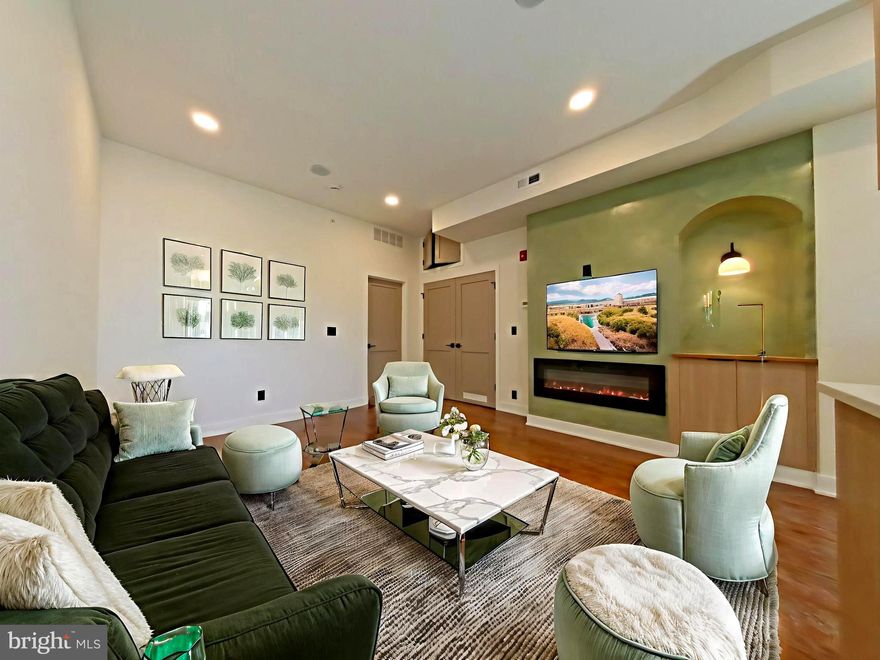 Welcome to this beautifully and elegantly designed 2-bedroom, 2-bath condo located on the third floor of a modern multi-family building in the heart of Brewerytown.  This thoughtfully crafted 934 Sq/Ft unit on the third floor offers a perfect combination of style, comfort, and modern convenience.

Step into an open floor concept featuring the living/dining area that flows seamlessly into the well appointed kitchen. The living room is highlighted by an electric fireplace that adds warmth and sophistication to the space. The kitchen is fully outfitted with modern appliances, including a refrigerator, dishwasher, electric oven range, built-in microwave, and front-load washer and dryer — providing everything you need for effortless everyday living.

Both bedrooms offer comfortable layouts and access to beautifully finished bathrooms, perfect for roommates, guests, or a private home office setup. Enjoy year-round comfort with central AC and the efficiency of a 100% electric building, delivering simplified utilities and sustainable modern living.

The seller offers a 10-year tax abatement, which will transfer to the buyer and provide substantial long-term savings. With new-construction finishes, modern amenities, and a prime location near local restaurants, breweries, parks, and public transit, this unit is an outstanding opportunity for both homebuyers and investors seeking long-term growth.

This property qualifies for CRA financing 3% down, no PMI, and interest rate lower than FHA.

Don’t miss the chance to own a stylish, move-in-ready home in one of Brewerytown’s most rapidly growing neighborhoods!  Schedule your showing today!