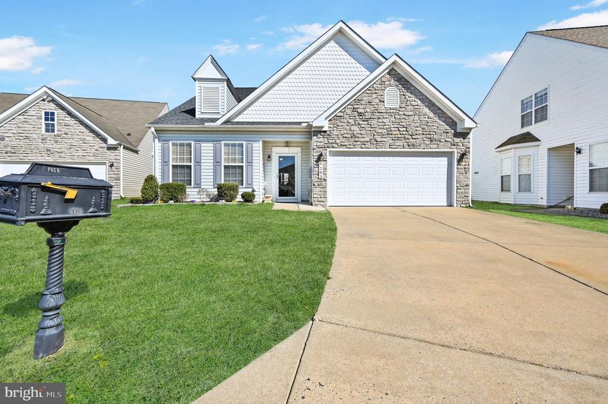 Welcome to this stunning 3-bedroom, 2-bathroom home located in the desirable Wood Creek Golf Community in Delmar, MD. This beautiful home offers an open-concept living space, featuring a spacious living room with cathedral ceilings, skylights, and a cozy fireplace, perfect for relaxing or entertaining. The kitchen boasts stainless steel appliances, a sleek granite countertop, and plenty of cabinet space for all your culinary needs. The versatile 3rd bedroom is currently being used as an office, making it ideal for remote work or could easily be converted to suit your lifestyle. A second "flex room" that can be used for a variety of different things such as a formal dining, office, play room, etc.  A large utility room with a washer and dryer adds convenience to your daily routine. The expansive master suite is a true retreat with tray ceilings, a spacious walk-in closet, and an ensuite master bathroom that includes a jetted tub and walk-in shower – offering the perfect place to unwind after a long day. Enjoy the convenience of a 2-car attached garage, ample storage space, and a well-maintained community. With everything you need and more, this home is ready for you to move in and make it your own!