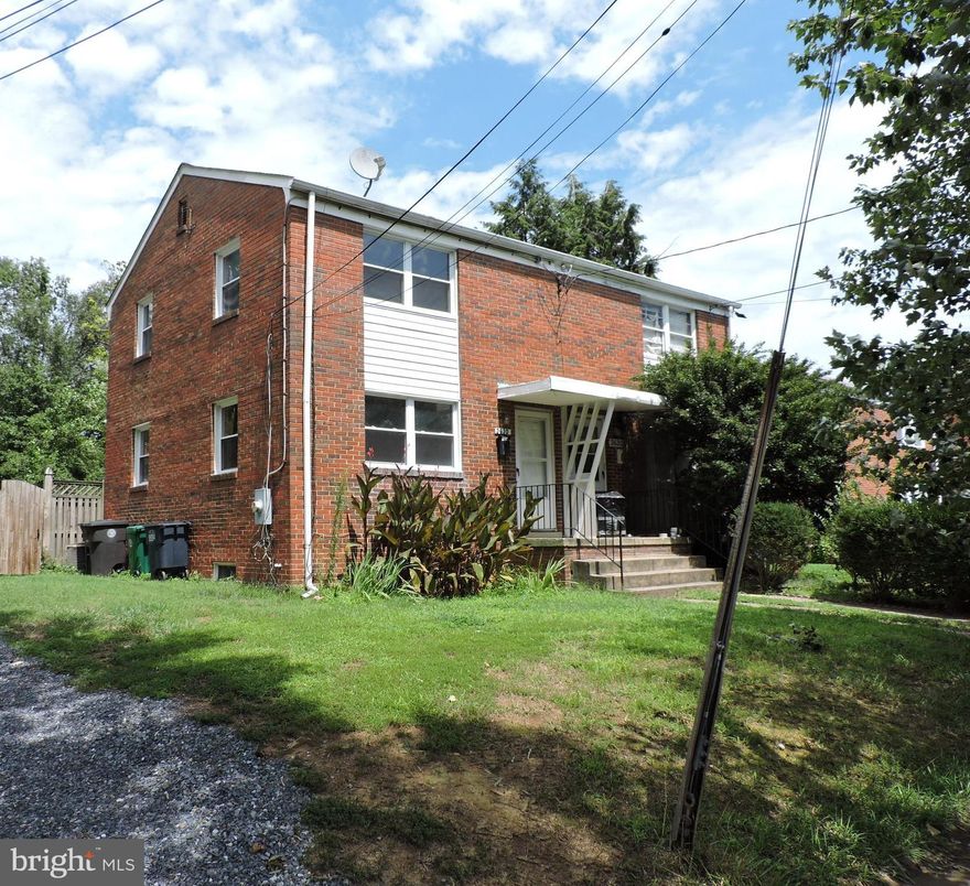 Beautiful all brick semi-detached colonial with all replacement windows. 
New kitchen with new refrigerator and gas stove. Cold central air and warm gas heat!!!
New deck off kitchen and fenced in private backyard!! 
Two large bedrooms and a full bath upstairs
1 year Cinch /HMS Warranty goes to purchaser at settlement.