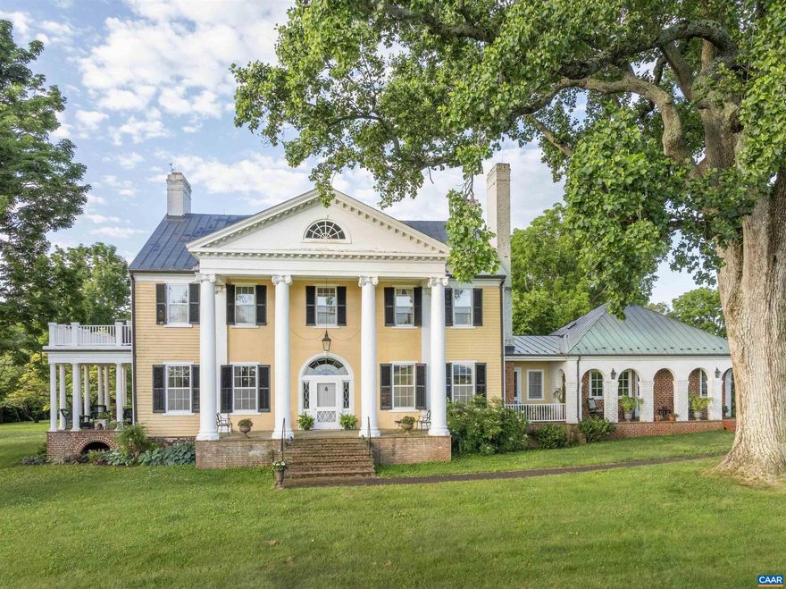 c. 1845 manor house nestled in the rolling hills of Orange County.  The 5,000 sq ft residence exemplifies the best of Virginia rural architecture, with grand proportions letting in abundant natural light, high ceilings, and the best materials and craftsmanship.  The home is surrounded by 582 acres of productive pasture, and hardwood stands, three ponds, and numerous streams, creating a truly bucolic setting.,Granite Counter,Wood Cabinets