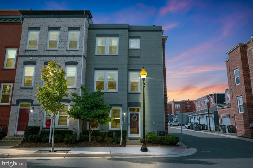 Luxury end unit townhome in Olde Town Manassas. This unit is just steps away from prime city living. Walk to shops, restaurants and the VRE station. Enjoy all downtown has to offer(1st Friday, parades, farmers market) Inviting open floor plan. 2 bedroom 2.5 baths. Walk into the main level to be greeted by updated tile flooring with a wood floor look. This bonus space is perfect as an in-home office, second family room space. Walk up to the main level. Sunlight open concept area. Kitchen with white cabinets and stainless steel appliances. Large island with barstool space. Area for a large kitchen table. Family room and powder room. Hardwood flooring, recessed lighting and ceiling fan. Upper bedroom level has a perfect 2 bedroom primary suite. Both rooms have an en-suite full bath. One room with trey ceiling and both have ceiling fans. This home has an attached 1 car garage. Extra parking is no problem with spaces in the neighborhood. This home will not last long with convenience of walking to all old town has to offer, The owner has even taken step 1 to permitting a rooftop deck! Paperwork will be provided upon request.