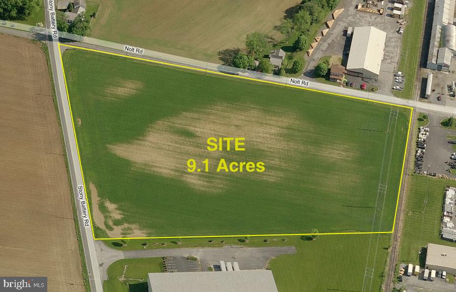 Located at the corner of Stony Battery Road Nolt Road, this clear, level lot has preliminary site plans for an industrial building of up tp 120,000 square feet.  Great location with close proximity to Route 283 and Route 30. Enterprise Zoning