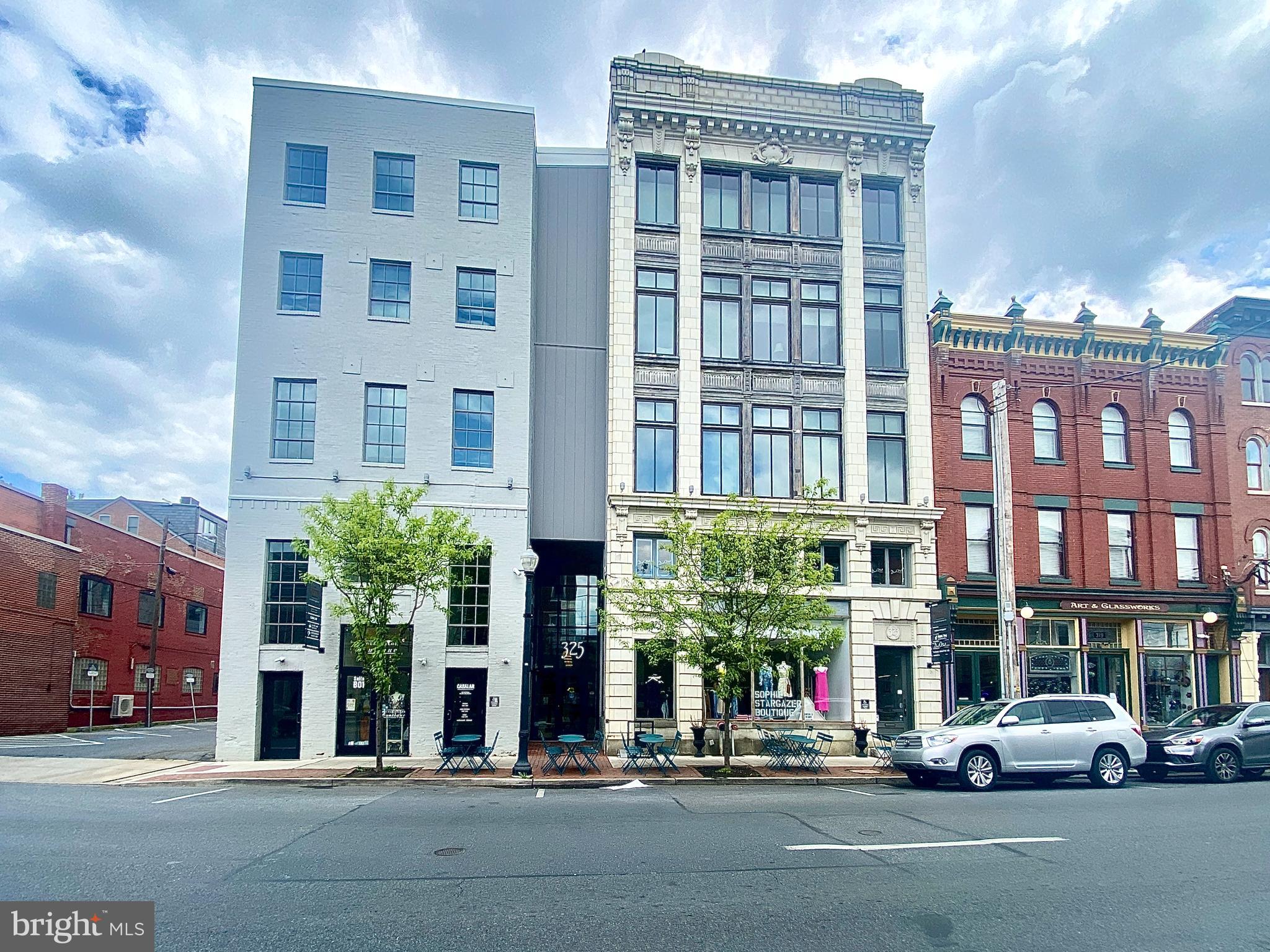 Join Cabalar Meat Co, Redeux Vintage, David O’Shell Studio, Nicole Taylor Boutique, American Wealth Group, Christiana Factory Studio & others in the Keppel Building! Suite 102 offers 3,775+/- sq. ft. of recently renovated commercial space in the 300 Block of North Queen Street. Wide open space with the ability to build out private offices if needed, existing glass office, conference room, semi private conference area, kitchen, private restroom + access to shared restrooms. 3 Entrances - one from Queen Street, one form the building's North Entrance and the private rear entry where you have TWO FREE private parking spaces!. Super walkable, high visibility with signage on North Queen Street. Rent is $4,500/month + electric.