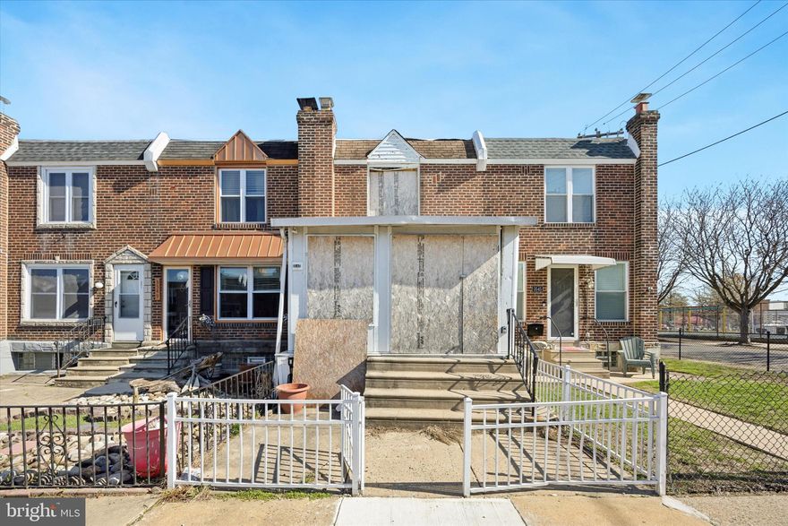 Opportunity Knocks in the Heart of Port Richmond!
Welcome to 3547 Miller Street, a 2-bedroom, 1.5-bathroom row home offering the perfect chance to create your dream space in one of Philadelphia’s most beloved neighborhoods. This home needs some TLC but has solid bones and tons of potential.

Enter through what is the sun-drenched front sunroom(boarded up at the moment) and into the open-concept main floor, where the spacious living room flows into the kitchen. Upstairs, you'll find two generously sized bedrooms and a full bathroom. The basement offers additional possibilities with a convenient half bath already in place—ideal for future finishing or added storage.

Out back, enjoy a private fenced-in patio perfect for relaxing. With a playground just around the corner and easy access to major routes, shops, and dining, this home is ideally situated for both convenience and comfort.

Ready to roll up your sleeves and make this space your own? Whether you're a first-time buyer, investor, or DIY enthusiast, 3547 Miller Street is a fantastic opportunity to bring your vision to life.

Don’t miss out—your future home awaits!