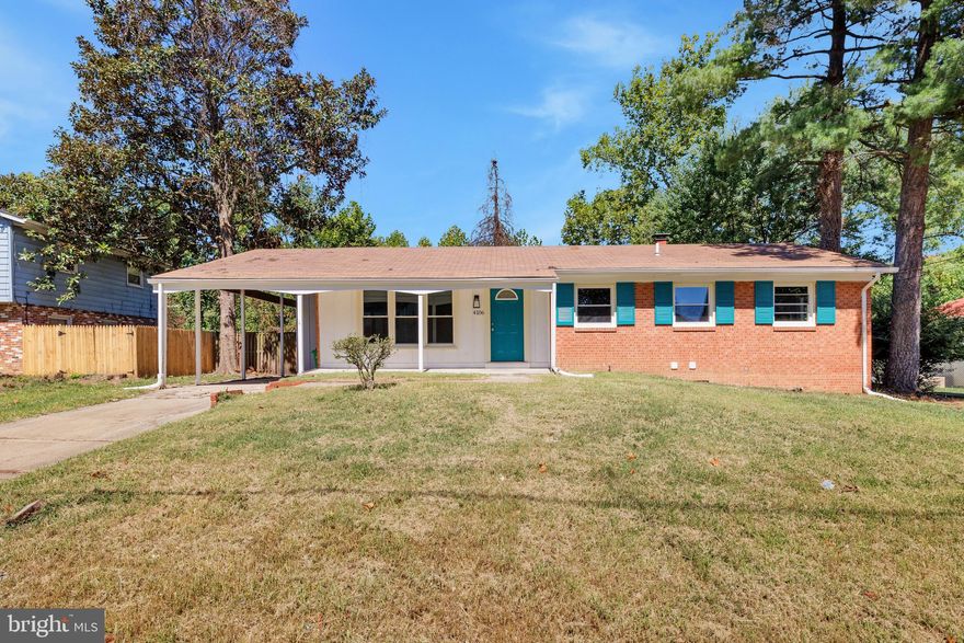 Price Improvement! Best value in Prince Georges!  Great home in the desirable Temple Terrace subdivision!  Significant price improvement! Extensive renovation performed meticulously! Amazing gourmet kitchen with top of the line quartz countertops, stainless steel, & double wide sink! New roof and HVAC!  Beautiful hardwoods throughout the main level! Outstanding luxury vinyl plank throughout the basement! 2 extra rooms in the basement give you lots of extra room! Lots of recessed lighting!   Don't miss the expansive backyard - perfect for entertaining or a BBQ with the family!  Great location - very close to DC! No detail missed!  This one will not last!