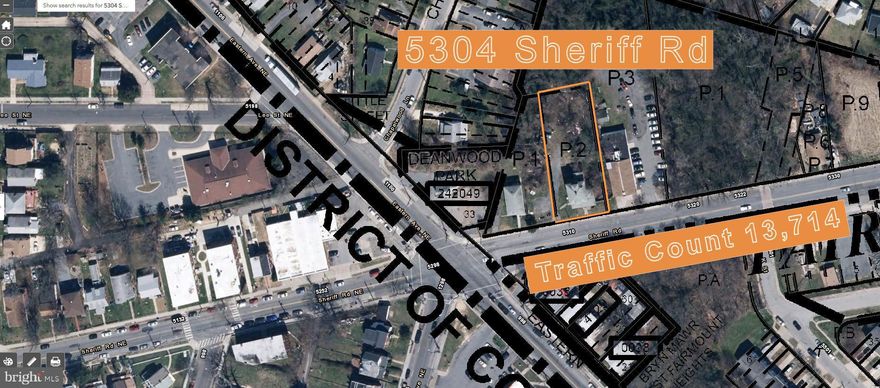 DO NOT DISTURB THE FAMILY OR ACCESS THE PROPERTY.  All viewings will be scheduled with the listing agent after an offer has been presented. Literally a stone's throw away from Washington, D.C.  - Property with 15,477 square feet is zoned CGO (Commercial, General and Office) which is permissible for multifamily and nonresidential properties as well as businesses. The existing property consists of 7 bedrooms, 4 full bathrooms, living and dining rooms, brick fireplace and a large eat-in kitchen with an oversized storage room. The property has like new hot water heater and windows all around with a large basement and a huge storage room. An additional connected brick building on the property with its own front and back entrance and brick terrace around the back offers' potential for additional rental income. There is also a 24X24 storage house with 2 windows that can be negotiated with the sale.  Tear down and rebuild the current structure(s) and build your own multi-unit or commercial business. Property is in an Enterprise Zone - The Maryland Department of Commerce (COMMERCE) identifies and maintains boundaries where business may be eligible for income tax and real property tax credits for job creation and investments. Businesses may be eligible for the following tax credits: real property tax credits and income tax credits.  Tear down and rebuild the current structure(s) and build your own multi-unit or commercial business.