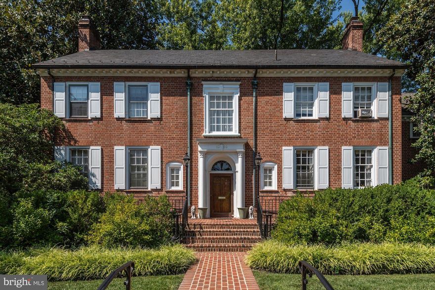 Very large elegant house with multiple bedrooms and baths. Entertaining size LR & DR, paneled library. 2 car garage with 2 bedroom apartment above it. Needs complete renovation.