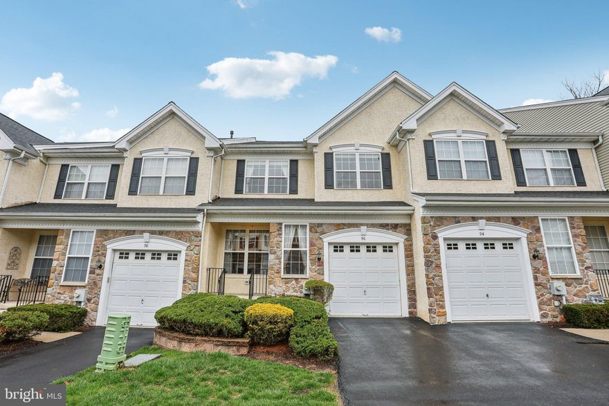 Welcome to this beautifully maintained, spacious townhome in the highly sought-after Willistown Hunt community, nestled within the top-rated Great Valley School District. This move-in ready home offers an open floor plan with soaring high ceilings and gleaming hardwood floors, making it the perfect place to call home. As you enter, you’re greeted by a bright and inviting living room that seamlessly flows into the formal dining room. From there the cozy family room features vaulted ceilings and a cozy gas fireplace, perfect for relaxing evenings. The family room opens to a well-appointed eat-in kitchen, complete with granite countertops, stainless steel appliances, a pantry, and a breakfast bar with seating. The charming breakfast nook is the ideal spot to enjoy your morning coffee. Sliding doors lead out to an oversized deck, offering serene views of the private, tree-lined backyard. Upstairs, the spacious primary suite awaits, showcasing a tray ceiling, two closets (including a walk-in), and an ensuite bath with a dual vanity, stall shower, and soaking tub. Two generously sized secondary bedrooms with ample closet space share a full hall bathroom with a tub/shower combo. For added convenience, the laundry room is located on the same floor, along with extra storage space. The full walk-out basement provides endless possibilities—use it for additional storage or finish it to create the perfect extra living space to suit your needs. Recent updates include a replaced roof (2021), new dishwasher (2024), new hot water heater (2023), and some new windows (2024). The peaceful neighborhood features minimal traffic and is conveniently located near Villanova and West Chester Universities, as well as Ridley Creek State Park—offering a perfect blend of quiet living with easy access to local amenities. Don’t miss the opportunity to make this exceptional townhome yours!