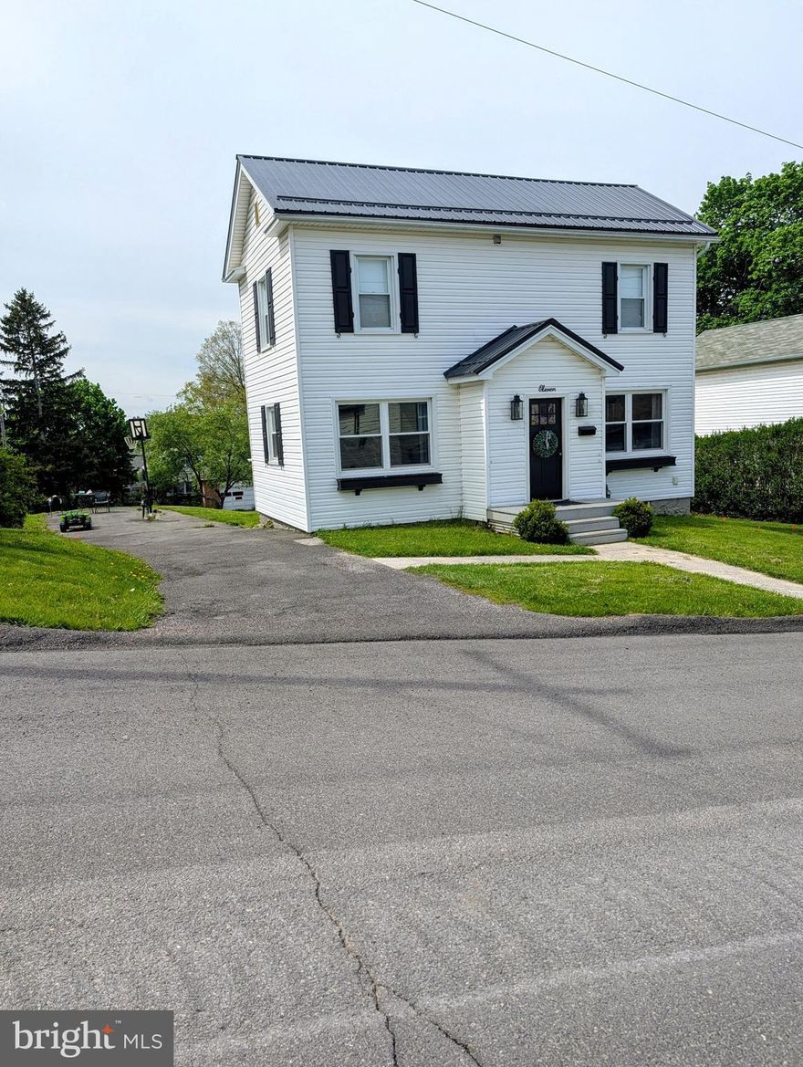 This Charming, fully renovated home is nestled on a hill overlooking the beautiful town of Frostburg. The property offers a combination of space, style, and walkability! The home features a bright open interior. A chief inspired kitchen features granite counter tops, stainless steal appliances, and ample storage. The property has a large backyard and plenty of parking out front or at the alley in the back. The home has a durable metal roof that will last for may years to come. This on is going to go fast! Don't miss out on this amazing home!