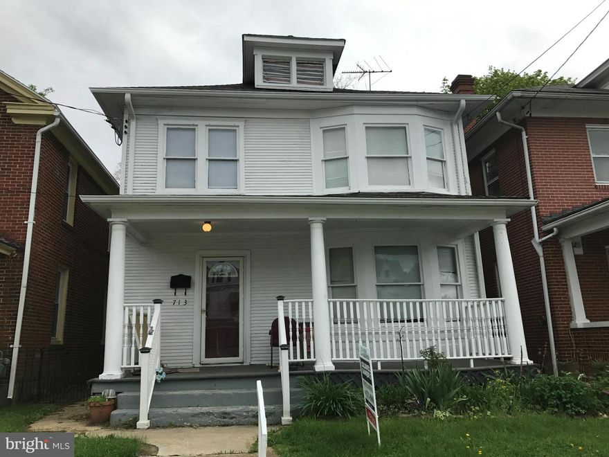 Colonial home in Martinsburg with lots of possibilities.  4 bedroom, 1.5 bath fixer upper loaded with potential.  Property is being sold as is.