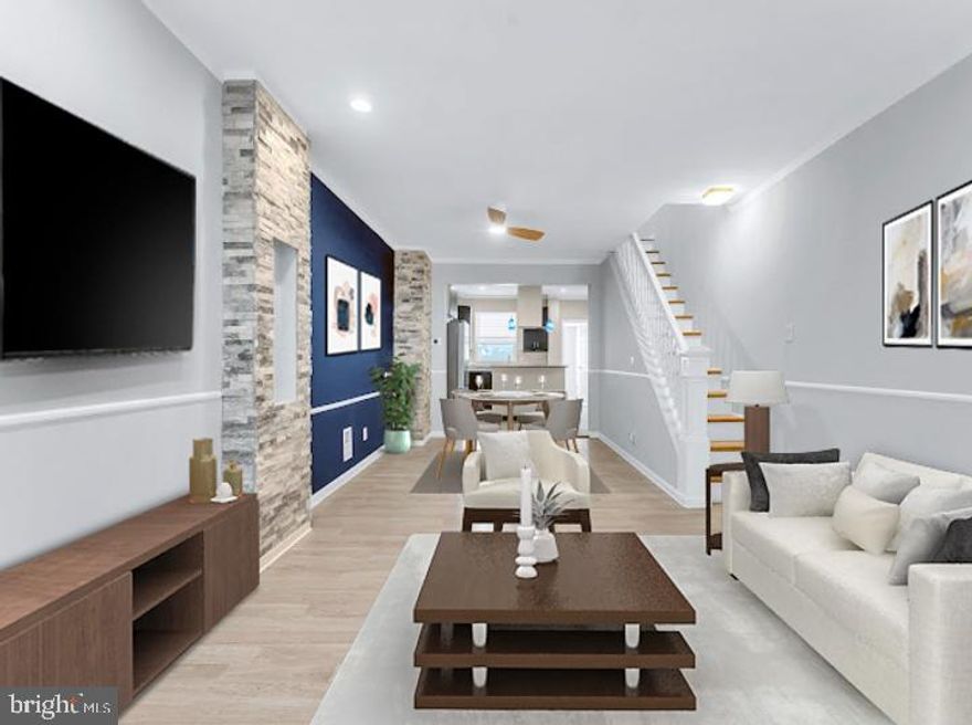 Welcome to 21 N Highland Ave., a beautifully maintained 4-bedroom, 3.5-bath townhome located in the heart of the vibrant Highlandtown neighborhood. This home offers a perfect blend of classic Baltimore charm and modern updates. Step inside to find an inviting open floor plan featuring an abundant of natural light throughout.

The spacious kitchen boasts stainless steel appliances and ample cabinetry, perfect for entertaining and daily living. Upstairs, the generously sized bedrooms offer comfort and plenty of storage space. The finished basement provides additional living space, ideal for home office or gym.

Outside, enjoy a private fenced backyard, perfect for relaxing or hosting summer barbecues. Located just minutes from Patterson Park, local shops, and restaurants, this home offers convenient access to I-95 and downtown Baltimore.

Don’t miss the opportunity to make this Highlandtown gem your own!