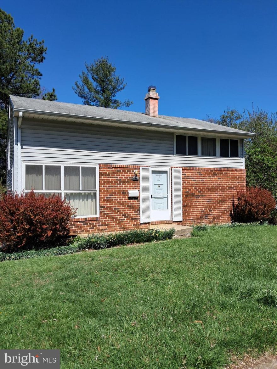 Great Investor Opportunity!  Great Bones Ready for Your Updates.  Three Bedrooms, One Full & One Half Bath Four-Level Split Floor Hardwood Flooring in All Bedrooms & Living Room.  Plan.  Level Lot with Fenced Rear.  Conveniently Located to 695, Easy Walk to Restaurants and Shopping.  Property Being Sold "As Is" and Includes All Contents.