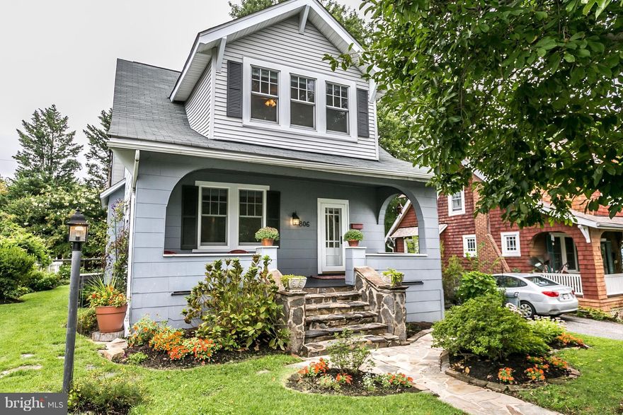 Stunning 3BR, 2BA Arts and Crafts bungalow with many updates!  Den/family room addition off kitchen with large picture window  overlooking landscaped rear yard.  Gourmet kitchen with granite, black appls, and cork floors!  Main level renovated full bath.  New furnace and water heat in 2018!  Attic insulation 2010. Roof 2003.  Pella Architect replacement windows. Fabulous shed/studio in rear yard!