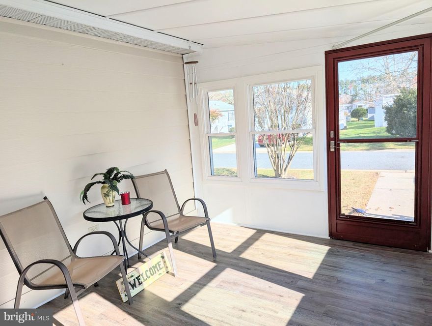 Two Bedroom, Two Full Bathroom in the Home in Sought-After Hyde Park 55+ Community 
Welcome to 3 Park Lane, a beautiful open floor double modular home nestled in the highly desired Hyde Park community of Easton, Maryland. This home is completely move in ready!

Step inside to the bright, inviting open floor plan, the interior features all-new carpet and tile flooring (2025), updated light fixtures, and a fresh, sophisticated look that radiates warmth and style.

The kitchen and laundry area have been slightly updated in 2025, and a small coffee bar — the perfect spot to enjoy your morning cup while taking in the peaceful surroundings.

Recent exterior upgrades include new shutters and windows (2021), a new roof (2022), and fresh paint (2021). The storage shed has also been enhanced with new trim and gutters, making it as functional as it is attractive. Enjoy the 3 season sun porch while enjoying a cup of coffee. Handicap accessible ramp for easy access. Beautifully designed landscaping to enjoy year round. 

Located in the beautiful Hyde Park 55+ senior community, residents enjoy a welcoming neighborhood atmosphere and wonderful amenities, including a community clubhouse, outdoor pool, walking areas, social events, and beautifully maintained common grounds — all just minutes from Easton’s charming downtown, shops, and restaurants. Buyer must apply at the Hyde Park Office using their application on site and be approved prior to settlement. 

This home is truly a gem— and the comfort of community living in one perfect package. Don’t miss your chance to make 3 Park Lane your next home!