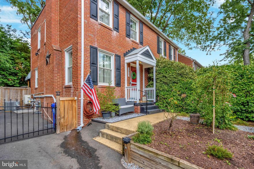 Ideal location! This home features 3 bedrooms 2 baths plus a unique detached artist studio cottage. Updated kitchen with stainless steel appliances. Nice size bedrooms with unique custom shelving. Well-maintained bathrooms. Plenty of light, hardwood floors throughout the entire main and upper level. The finished basement can be used as a playroom or office space. A large private off-street parking area. Trees surround the patio making this the perfect outdoor space for social gatherings. (Play structure, furniture, and mini pool not included) Enjoy the convenience of being around the corner from Ballston Metro/ shopping and entertainment, Columbia pike, FSI, and route 50. Easy drive to Pentagon City and DC. Close proximity to Jefferson Middle School+Community Center. This property accepts pets on a case-by-case basis. Welcome home!