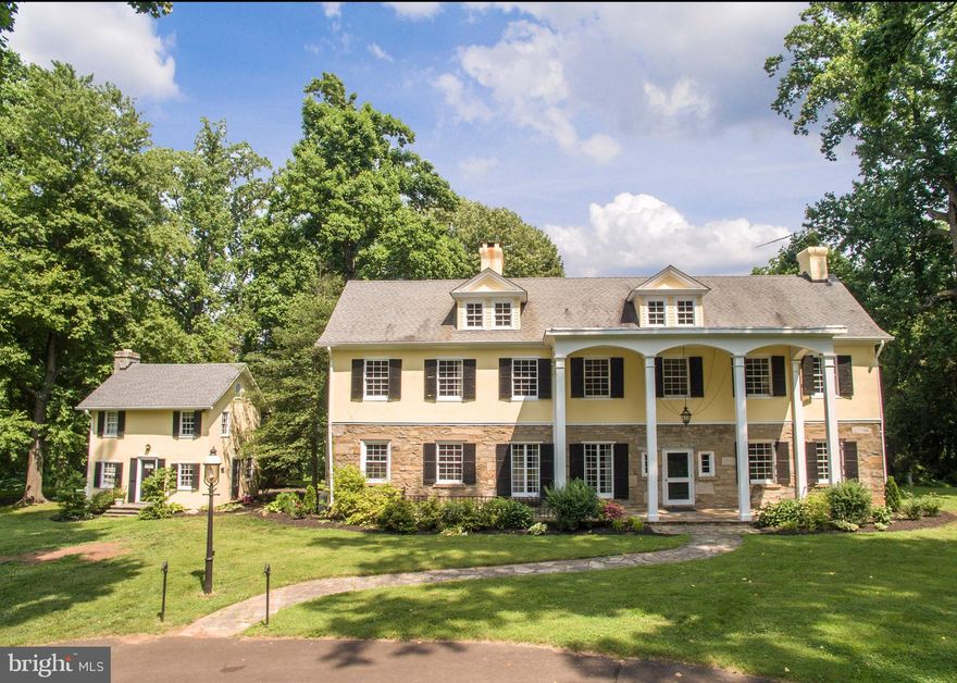 Twin Oaks C. 1911  - A stunning combination of Georgian Revival and Neoclassical Architecture with a storied past. Major renovations to the infrastructure of the property in 2019 will ensure that it continues to stand the test of time. Formerly part of the Airlie campus, the property has most recently been operated (by special exception permit) as a residential wellness facility. With 8-10 bedrooms and 8 full baths, the possibilities are exciting! 35x50 great room features slate floor, beams, stone fireplace, high ceilings and wall of windows to take in the view - great potential for banquet or party room. Large glass doors extend the great room to the multi-level stone patio overlooking pool and distant views. The property is currently outfitted with commercial kitchen equipment, signage, fire suppression, upgraded septic system, etc but could revert back to elegant residence. Charming 2 bedroom cottage, 1700 square foot fitness facility (great open space with 2 restrooms, could be used for many other things), tennis court and barns. One has studio apartment, both could have tremendous potential with a little imagination. Very private, yet only 3 miles from Historic Warrenton on long paved drive. Easy access from Rt 17. Endless possibilities!