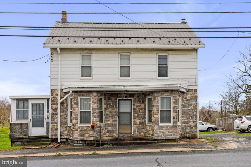 Handyman Special. This property is being sold "as is". With some TLC, you can make this your own home or invest in it for a rental. 3 Bedrooms, 2 Baths. Home has enclosed porch, root cellar and great backyard for play or a garden. Floored attic gives lots of added storage space. Shed has electric.