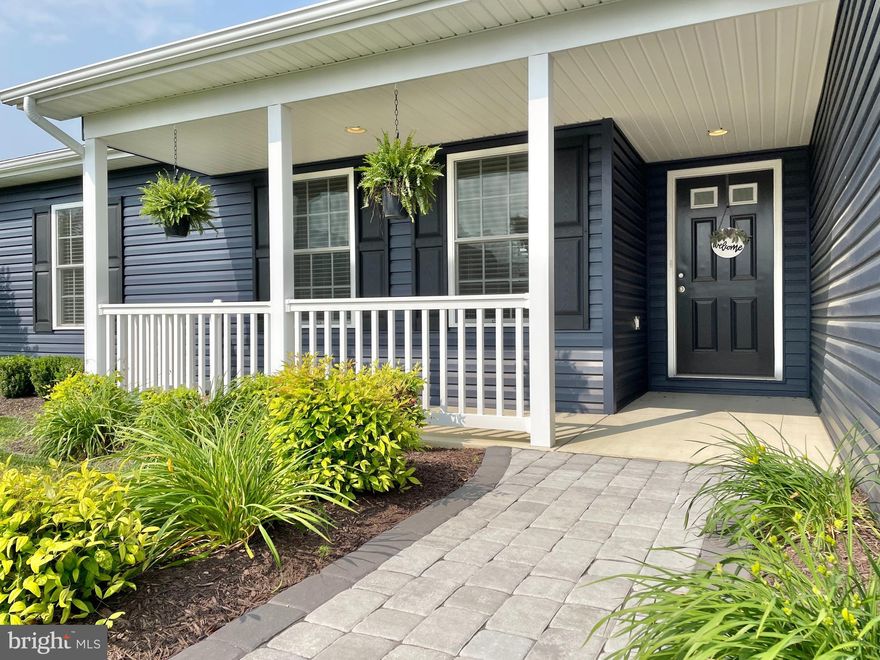 PRICE IMPROVEMENT!!! $5K reduction for this fabulous home...fabulous location... minutes from  81, Hedgesville and all the shopping in Martinsburg.  Constructed in 2018, this Pebble Ridge gem is one-level living at its best!  Three beds, two full baths, two car garage, laundry room and tons of great outdoor space make this one HOT! All lighting fixtures were upgraded from builder-grade to gorgeous designer fixtures - and what a difference it makes! Come check out this stunning home - all the upgrades and luxuries... granite, stainless steel appliances, huge soaking tub in the primary suite, fire pit, front porch and back deck.  Great open floor plan - this house lives LARGE.  OPEN HOUSE SUNDAY!  6/25/23 from 12pm - 4pm.