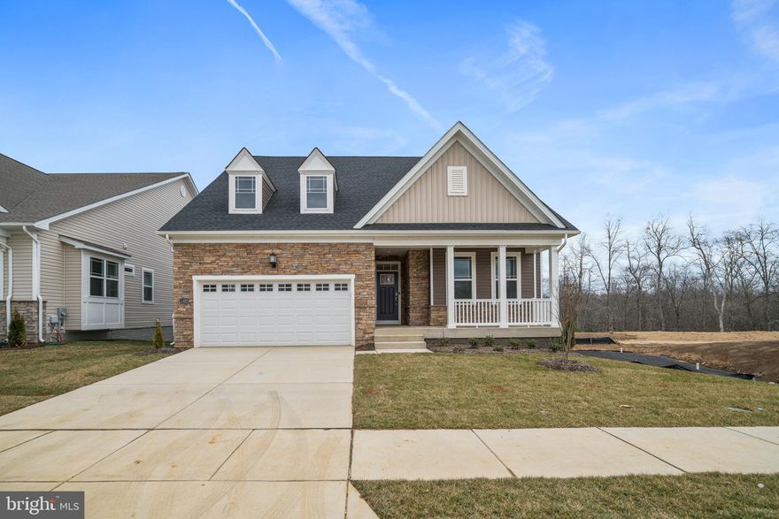 Parklands 55+ Community - The Savannah! Everything you need on the 1st Floor! The Windows in the family room will allow for the southern exposure to shine all afternoon in this amazing home! The first floor features 3 bedrooms, a gourmet kitchen, 2 full baths, laundry room, 2 car garage, and so much more! The finished basement is a must see! Luxury vinyl plank, crown molding, stainless steel, ceramic tile.. to name some of the finishes in this NEW Home!  Photos are for illustration purposes.