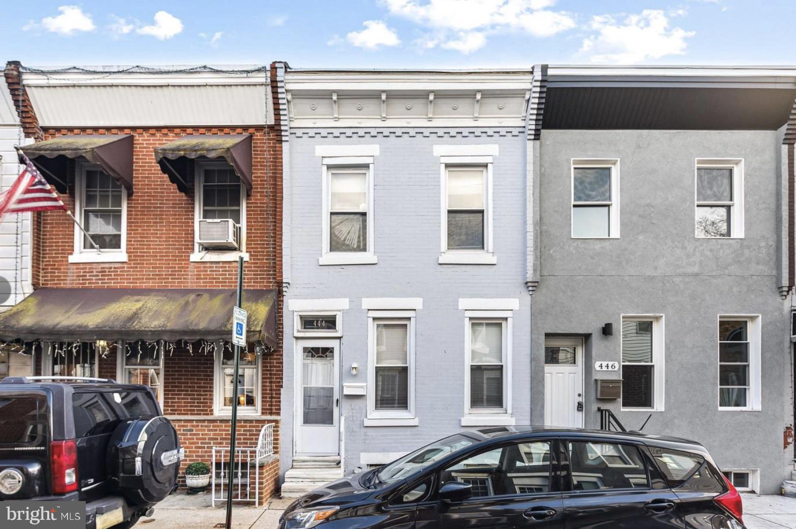 Looking for a home in Philly located near major highways? Near a park for your kids to enjoy? A backyard for you to host friends? Look no further than 444 Durfor St, this home has all that and more! This charming 2 bedroom, 1 and half bathroom home is located on a quiet street in the Whitman section of South Philly. 444 Durfor St boasts hardwood floors throughout the first floor, a renovated kitchen with stainless steel appliances and a half bath for guests to enjoy. The upstairs is complete with two spacious bedrooms and a full bathroom with a large tub. The unfinished basement has a lot of opportunity for storage and a great laundry set up for all your essential needs. Don’t hesitate to schedule your showing today!