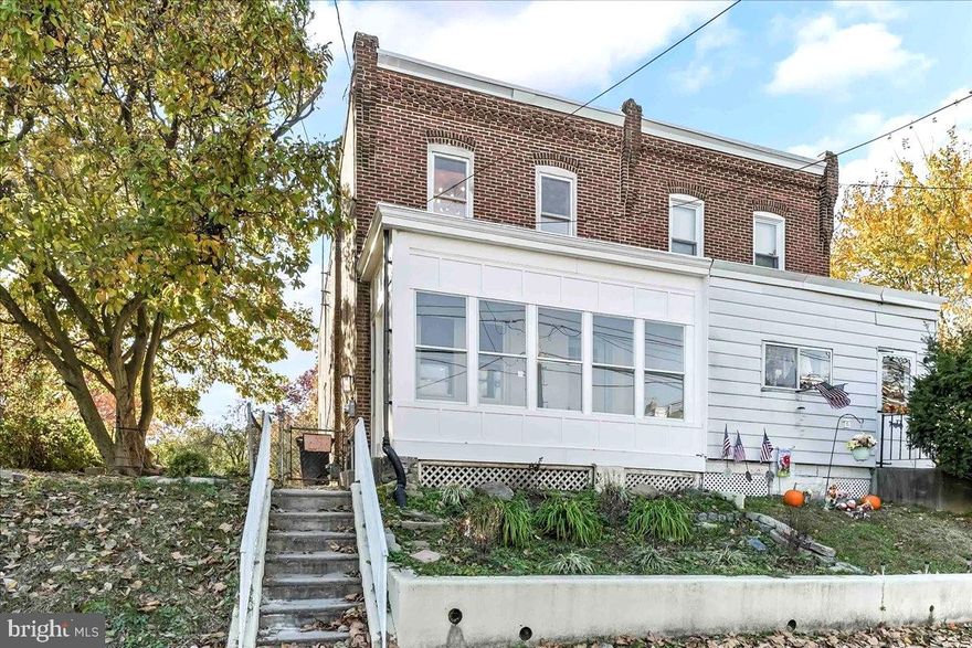 REDUCED TO SELL !!  Step inside and experience the WOW effect in this fully renovated and move in ready home. It has been completely gutted down to the studs and transformed in 2025. This 4-bedroom, 2.5-bathroom spacious red brick home welcomes you with an open, light-filled layout, modern elegance, comfort and stylish upgrades at every turn. New walls, new floors, new stairway, doors & trim, new insulation, new windows, brand new HVAC system, new electrical and plumbing, all installed in 2025! All painted in soft and neutral tones. 
Main floor features a bright and inviting open-concept living and dining area, perfect for entertaining with brand-new 3.25” solid white oak hardwood flooring throughout that adds contemporary flair.  The stunning eat-in kitchen boasts quartz countertops, ample cabinetry, and (seller-provided prior closing) stainless steel appliances—ideal for cooking and gatherings.
Direct access to a spacious backyard, overlooking river, perfect for outdoor fun or gardening.
The enclosed front porch provides an inviting space for leisurely mornings with coffee or relaxed evenings with cocktails. Gorgeous new staircase leads to a second floor offering three comfortable bedrooms, including a primary retreat with its own full bathroom with newest modern finishes and plenty of closet space. A full finished basement,  with  full walk out bedroom, laundry room and bonus room that hat can be ideal for home gym, playroom, or extra storage. Located in the highly desirable Ridley School District and ideally situated near Routes 95 and 476, with convenient access to Philadelphia, the airport, shopping centers, and restaurants. Don’t miss this turnkey gem—schedule your tour today!