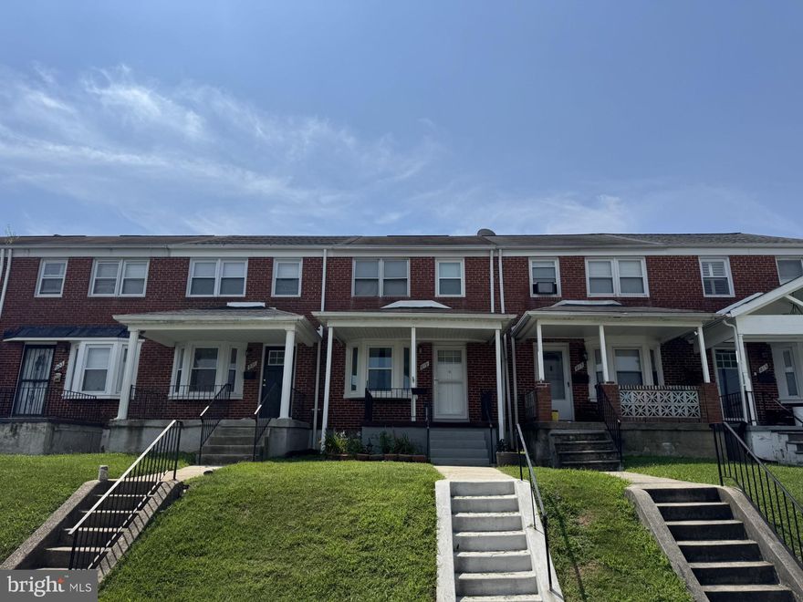3 Bedroom 1 Bath Brick Townhome with nice deep yard and off street parking for 2+ cars. 200 amp electric service , new washing machine 2022, new HVAC air cleaner in 2023, Water heater installed 2021, roof 2017?  Recent basement carpet.Add your own paint and carpet upgrade and you will have a beautiful home! Great opportunity!!!