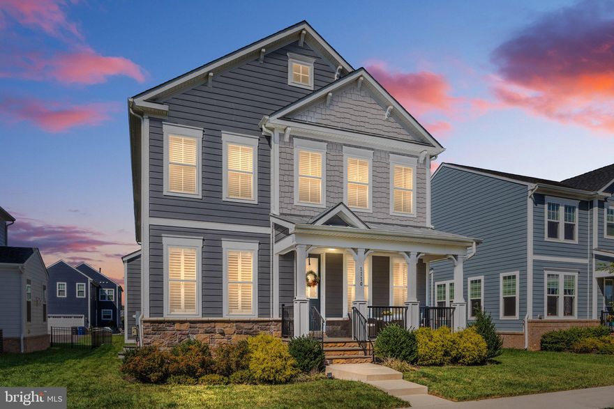 Introducing a captivating Van Metre home that epitomizes the beauty of the season. This splendid 2019-built Van Metre Cornwall model is a true gem, boasting nearly 4,000 square feet of living space and a plethora of upgrades, including an extended, oversized 2-car garage

As you step inside, you’re greeted by a charming covered, flagstone front porch, setting the stage for what lies within. The open-concept design flows seamlessly, gorgeous, engineered hardwood flooring gracing the main floor. The heart of this home is the gourmet eat-in kitchen, featuring a spacious extended quartz island - an entertainer’s dream. The stunning backsplash, upgraded GE appliances, and 5-burner gas cooktop add to the allure, making this kitchen both functional and elegant.

The main level also offers a well-proportioned dining area that effortlessly connects to the family room, creating a perfect space for gatherings. A cozy fireplace becomes a focal point, providing warmth and ambiance from every angle. Need a dedicated workspace? You’ll appreciate the main level office with its glass doors. 

A graceful turned oak staircase leads you to the upper level, where you’ll discover an expansive primary suite. With a tray ceiling, two generous walk-in closets, and an en-suite bathroom featuring dual vanities and a luxurious walk-in shower with a bench, this suite exudes comfort and luxury. Three additional generously sized bedrooms, a full bathroom, and a laundry area complete the upper level.

Venture downstairs to the lower basement, where you’ll find a spacious rec room - perfect for relaxation and entertainment. An extra-large bedroom with a full bath offers versatility, making it ideal for guests or an in-law suite. Two unfinished storage spaces provide ample room for your belongings.

Step out onto the rear deck, a delightful extension of your living space. This intimate outdoor space offers a perfect retreat for relaxation and al fresco dining.  Enjoy morning coffee or host evening gatherings. To embrace the changing seasons, it's your choice, either the front porch with views of the treed, common area or the private back  deck to embrace the changing seasons.

Back inside, there is the hall mudroom space which adds a touch of practical luxury to your daily life.  It ensures the transition from outdoors to the indoors is seamless and organized, enhancing your everyday convenience, making it effortless to maintain the beauty of your living spaces.

Meadowbrook Farm Estates offers a delightful array of community amenities, including a pool, clubhouse, playground, tennis courts, community garden, lake, and scenic walking paths. The location is equally enticing, with easy access to historic downtown Leesburg, the greenway toll road, Route 7, and just a short 20-minute drive to Dulles Airport.

 With a competitive price, this is a rare opportunity you won’t want to miss. It’s time to fall into fabulous living – schedule your viewing today!