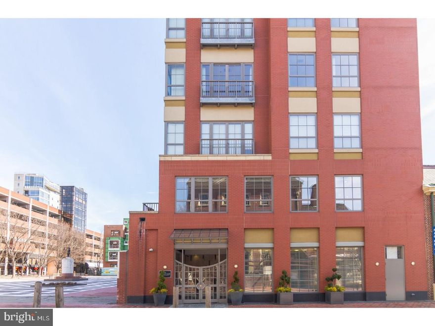 Spacious well laid out 2 Bedroom, Den, over 2500 sq. ft. in the Moravian. Wonderful location, walk to shops, restaurants, movies, Penn's Landing and public transportation. Generous Foyer with two closets, one for coats and the second for one of the two HVAC systems.  Open Living Room/Dining combination, with gas fire place, Balcony runs the entire length of the unit.  French Doors to Den/office/guest Bedroom. Hallway to the left of the Foyer has a Powder Room, a Pantry/storage closet and a HVAC closet.  Kitchen with wolf stove, subzero refrigerator, asko dishwasher, wood cabinets and marble countertops. Kitchen is open to the Dining area with a Breakfast Bar.  Hallway  to the right of the Foyer, has a washer/dryer room, Hall Bath, Bedroom and Main Bedroom with ensuite Bath.  Main Bath with marble wainscoting, whirlpool, separate shower and toilet closet. Main Bedroom has customized walk-in closet.  There are oak floors and recessed lighting throughout. The unit comes with one deeded Parking spot ($374.17 yearly real estate taxes) and a separate storage closet.