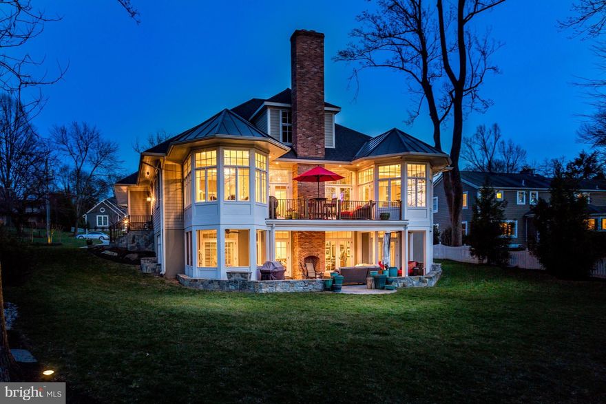 Stunning custom Tom Staats masterpiece in the heart of downtown Vienna. 4 yrs young, 4BR/3.5BA, 3 car garage. Rare .53 acre lot backing to park w/deck, patio, FP, screened-in porch. Open concept w/5,200 sq ft. Modern KIT w/wolf range, sub 0 fridge. Great rm w/coffered ceiling, gas FP. DR surrounded by windows. LUX Main LVL owners suite w/sit rm, spa BA w/heated floors. LL w/rec rm, wet bar & more.